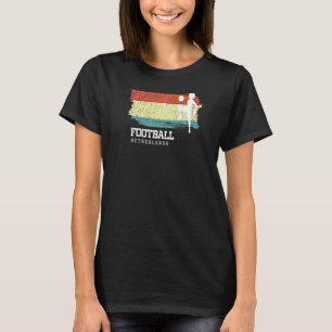 Football Netherlands Flag Womens Football Team Soc T-Shirt