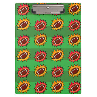 Football Notebook Clipboard