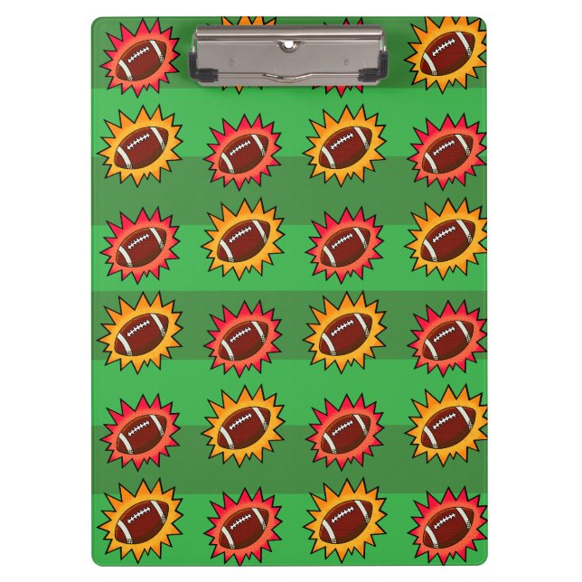 Football Notebook Clipboard (Front)