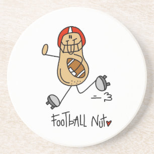 Football Nut T-shirts and Gifts Coaster