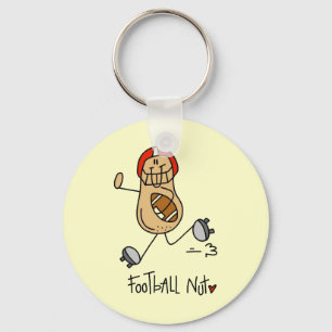 Football Nut T-shirts and Gifts Key Ring