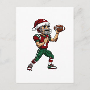 Football Nutcracker Christmas 2026 Holiday Sports Postcard