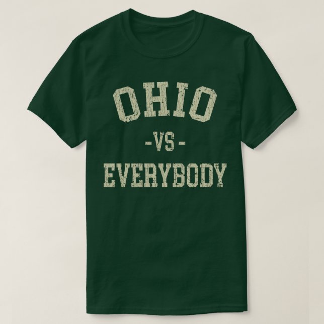 Football Ohio vs  T-Shirt (Design Front)
