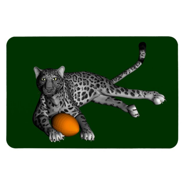 Football Panther Magnet (Horizontal)