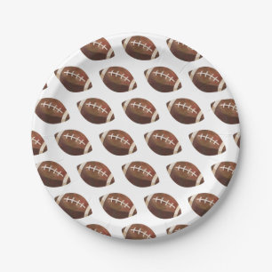 Football Paper Plates