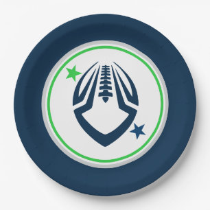 Football Paper Plates