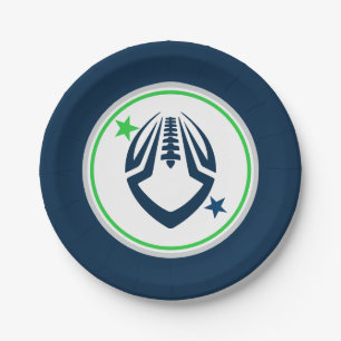 Football Paper Plates