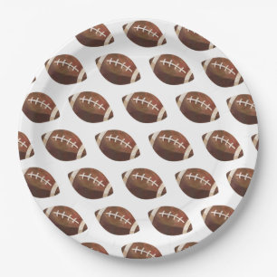 Football Paper Plates