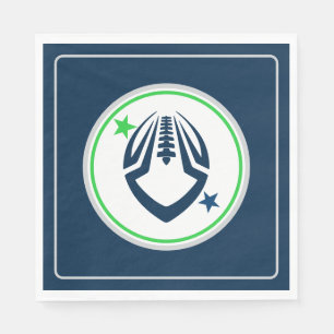Football Paper Plates Napkin