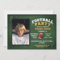 Football Party Birthday Rugby Photo Boys Sports