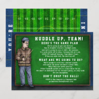 Football Party Funny Coach Speech Field Game Day
