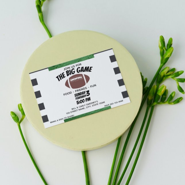 Football Party Invitation (Creator Uploaded)