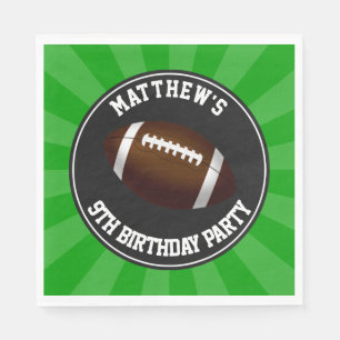 Football Party Paper Luncheon Napkins