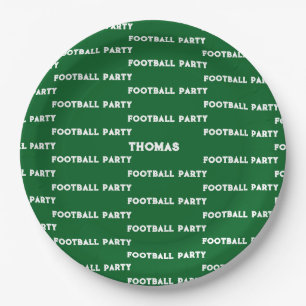 Football Party  Paper Plate