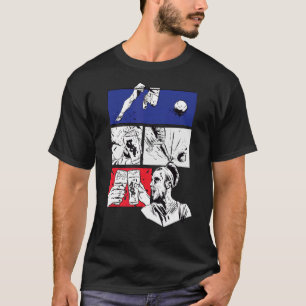 Football Passion French Flag European Championship T-Shirt