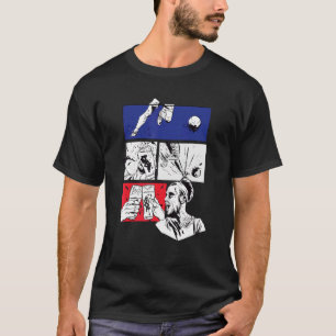 Football Passion French Flag European Championship T-Shirt