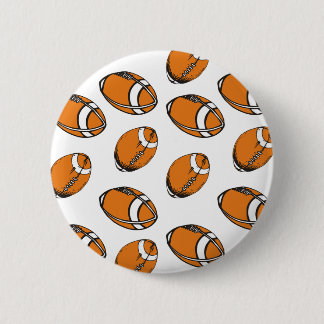 football pattern 6 cm round badge