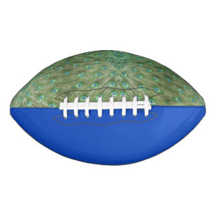 Football - Peacock Feathers and Royal Blue