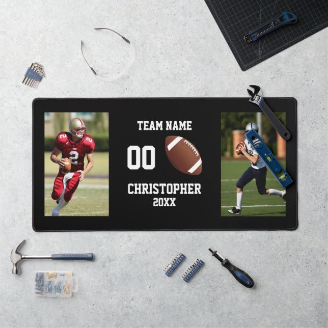 Football photo collage desk mat (Workstation)