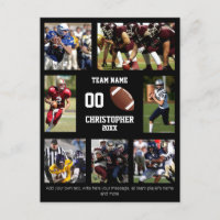 Football photo collage