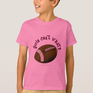 Football - Pink Text T-Shirt