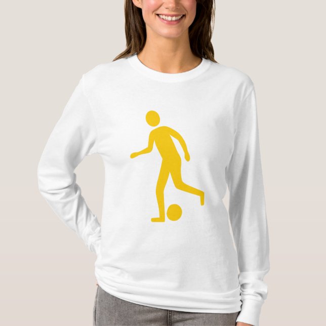Football Player - Amber T-Shirt (Front)