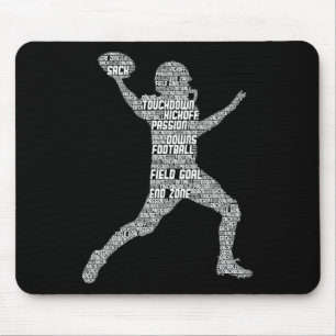 Football Player American Football Boys Kids Men  Mouse Pad