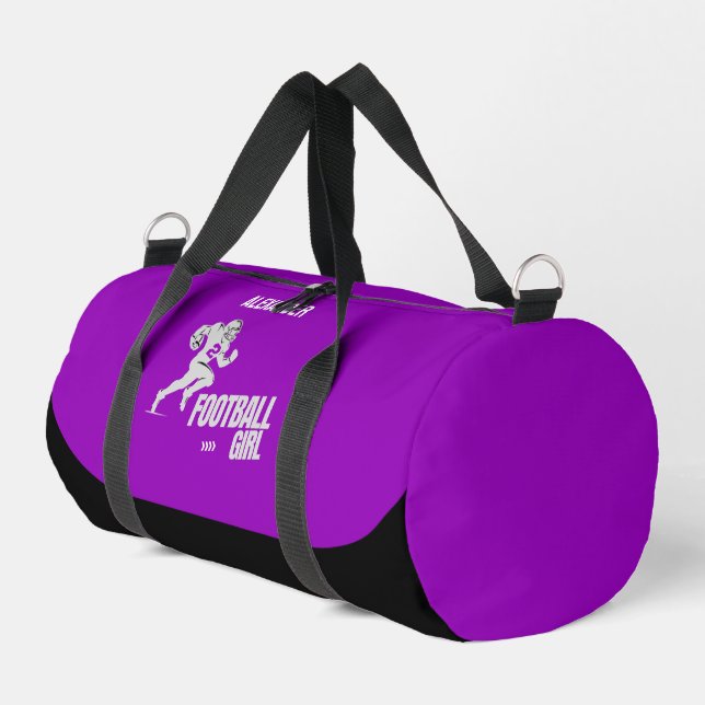 Football Player, Birthday Gift, Football Team Duffle Bag (Left Corner)