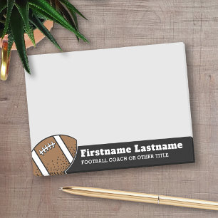 Football Player Coach or Teacher - Modern Drawing Post-it Notes
