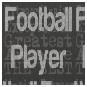 Football Player Extraordinaire Fabric