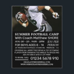 Football Player, Football Camp Advertising Flyer<br><div class="desc">Football Player,  Football Camp Advertising Flyers By The Business Card Store.</div>