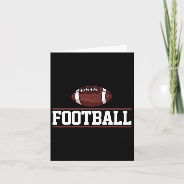 Football Player Gift  Card (Front)