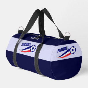Football Player Girl, Birthday, France Flag Duffle Bag