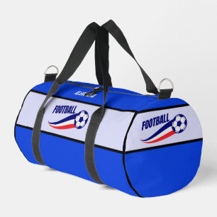Football Player Girl, Birthday, France Flag Duffle Bag