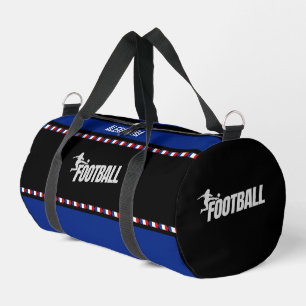 Football Player Girl, Birthday Gift, French Flag Duffle Bag