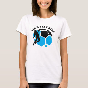 Football Player Girl, Birthday Gift, Team        T-Shirt