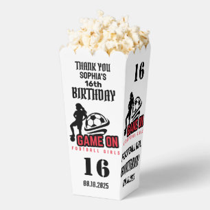 Football Player Girl, Football Girl Team Favor Box