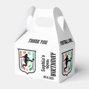 Football Player Girl, Football Girl Team Favour Bo Box