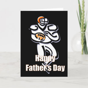 Football Player - Happy Father's Day Card