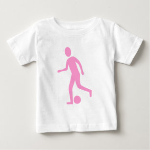 Football Player - Pink Baby T-Shirt
