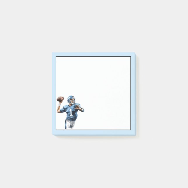 Football Player Post-it Notes (Front)