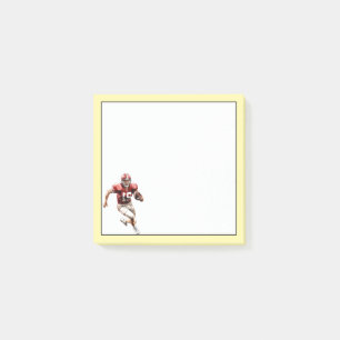 Football Player Post-it Notes