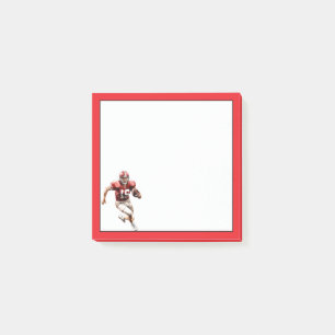 Football Player Post-it Notes