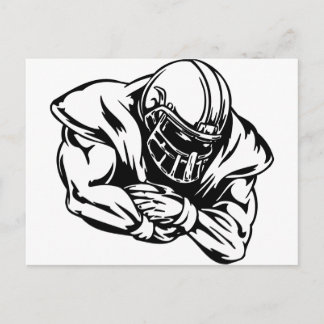 Football Player Postcard