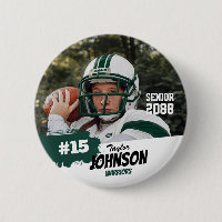 Football Player Senior Night Custom Photo Sports