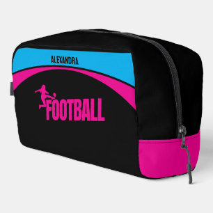 Football Player Women, Girl Birthday Gift Dopp Kit