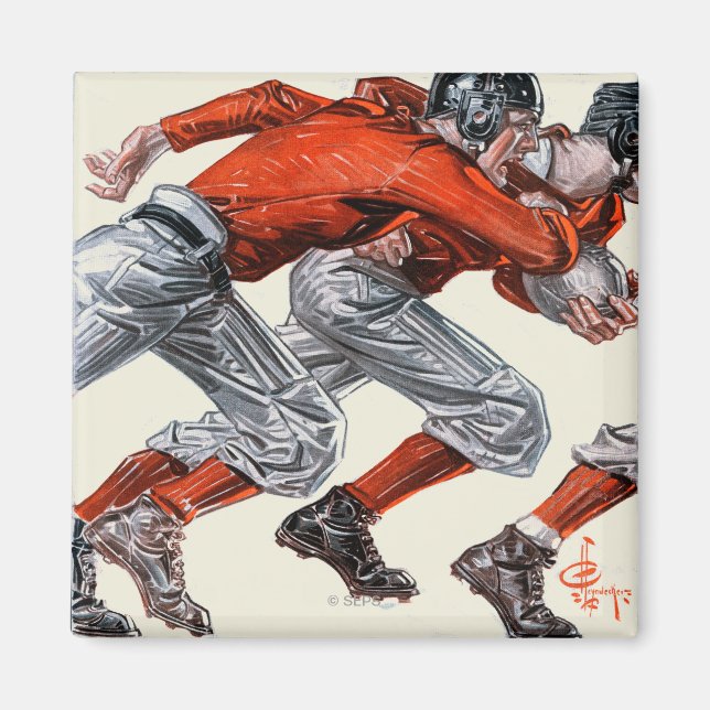 Football Players Magnet (Front)