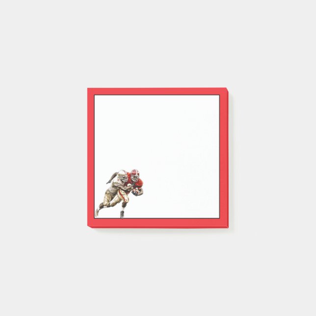 Football Players Post-it Notes (Front)