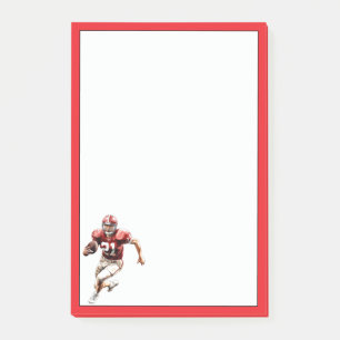 Football post-it notes