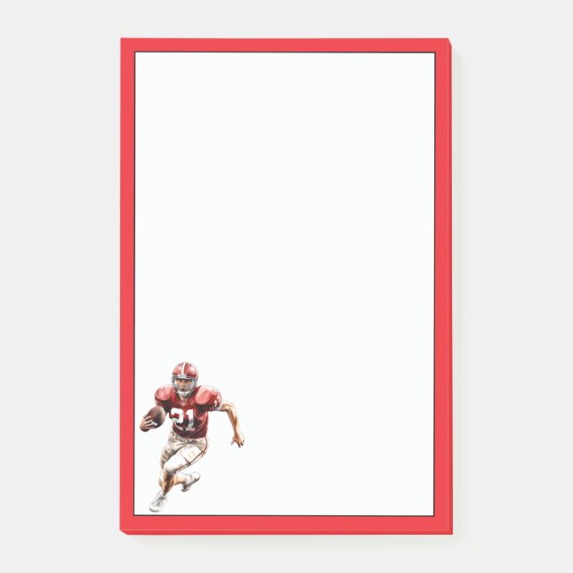 Football  post-it notes (Front)